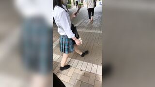 【青チェVS赤チェ5】 アイドル系純白と茶髪ギャル系派手パンツ ！圧巻の約1時間収録 voyeur jp