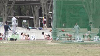 大学陸上01 200m その4 voyeur jp